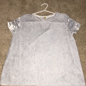 Silver Velvet t-shirt